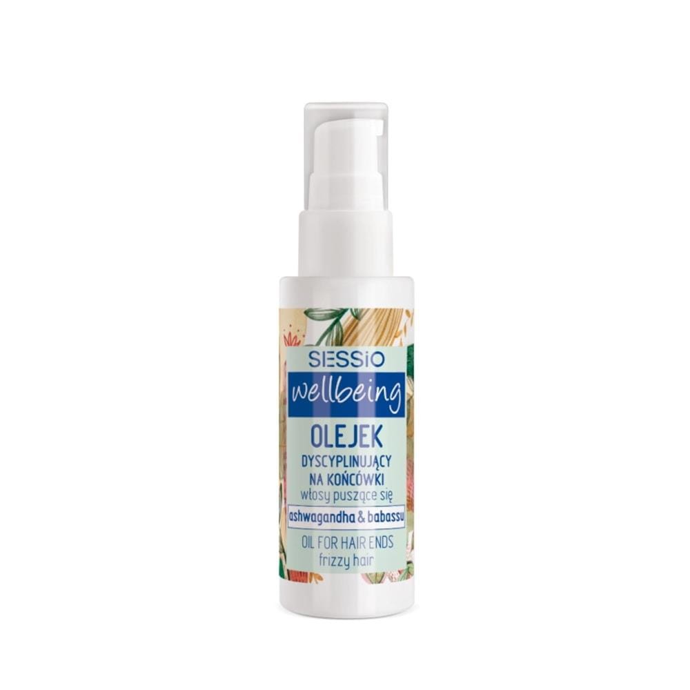 295348 SESSIO WELLBEING OLEJEK DO WŁOSÓW 50ML DYSCYPLINUJĄCY NA KOŃCÓWKI PUSZĄCE SIĘ 5900249013470