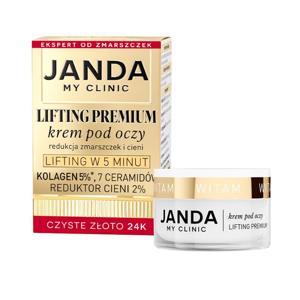 403420 JANDA MY CLINIC LIFTING PREMIUM KREM POD OCZY 15ML REDUKCJA ZMARSZCZEK I CIENI 5905159911137