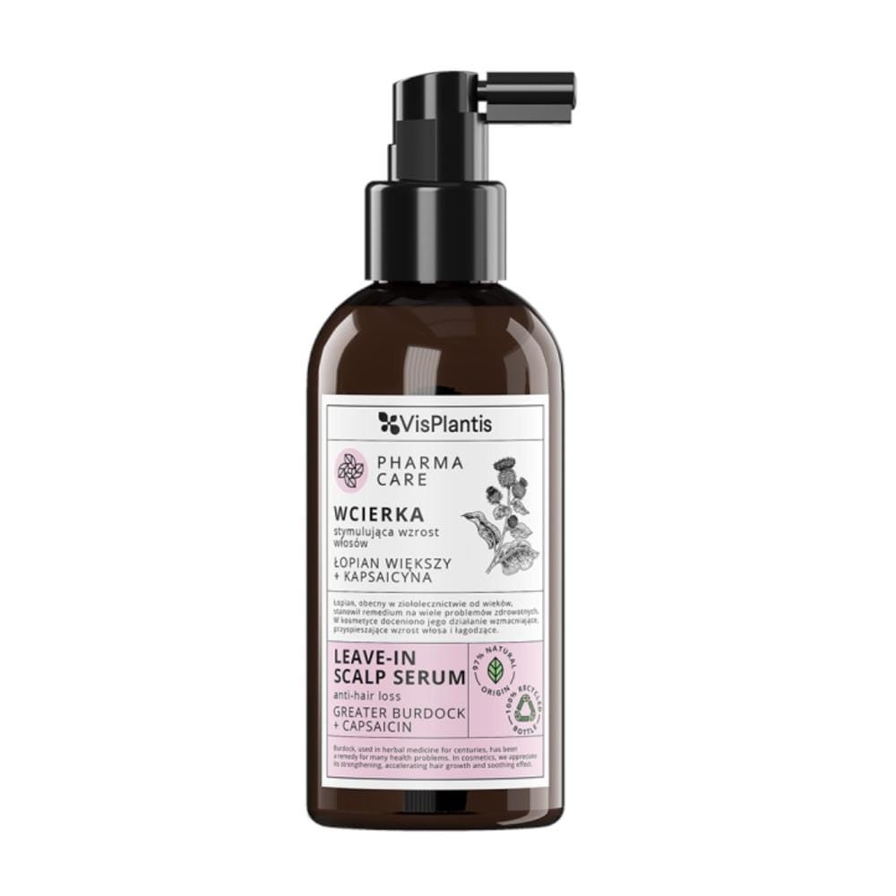 290807 VIS PLANTIS PHARMA CARE WCIERKA DO WŁOSÓW 150ML ŁOPIAN WIĘKSZY+KAPSAICYNA STYMULUJĄCA WZROST 5907618135597