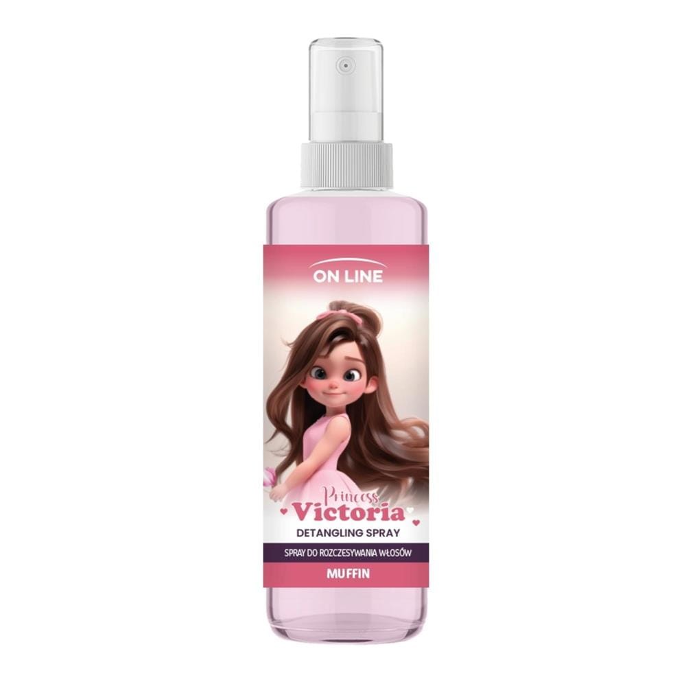 297679 ON LINE KIDS SPRAY DO WŁOSÓW 200ML PRINCESS VICTORIA MUFFIN 5903116751956