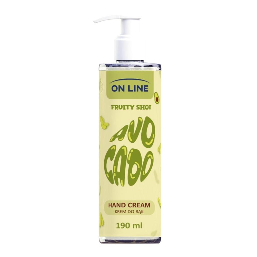 299704 ON LINE KREM DO RĄK 160ML FRUIT SHOT AVOCADO 5903116753097