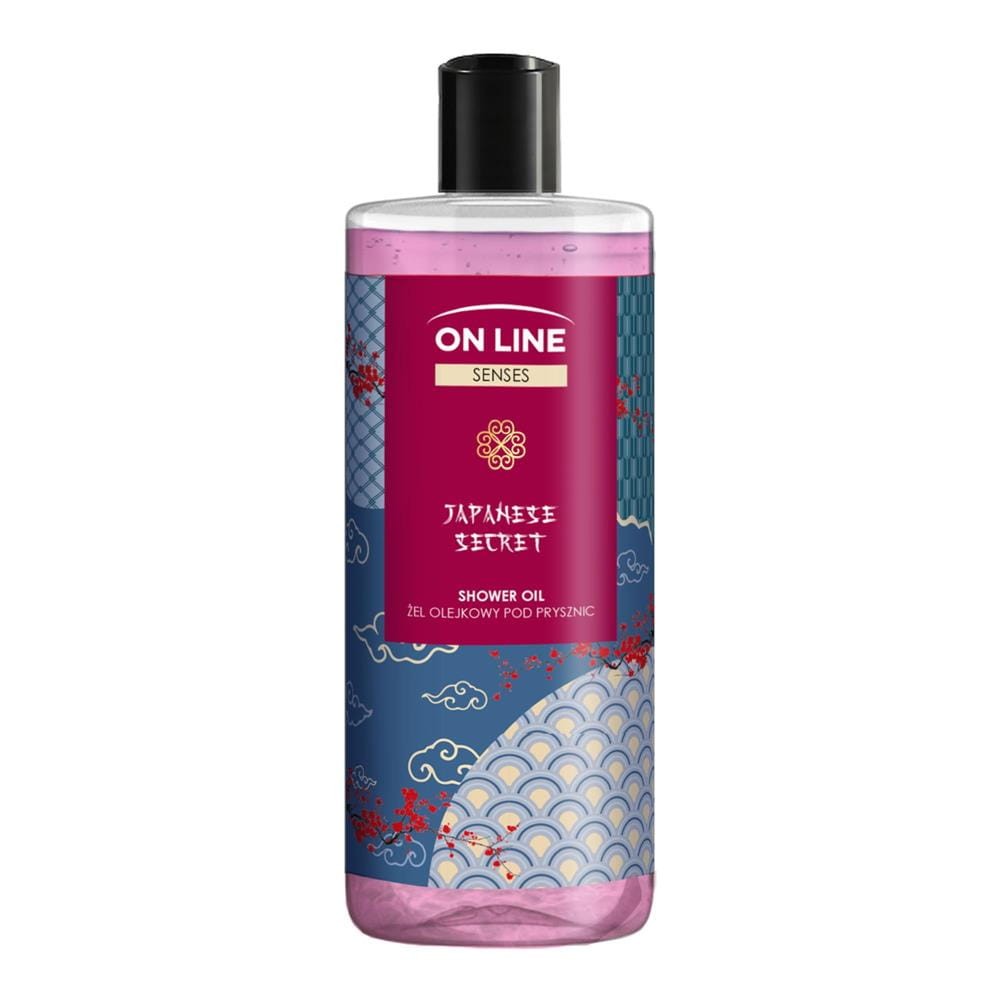 401491 ON LINE SENSES OLEJKOWY ŻEL POD PRYSZNIC WOMEN 500ML JAPANESE SECRET 5903116752533