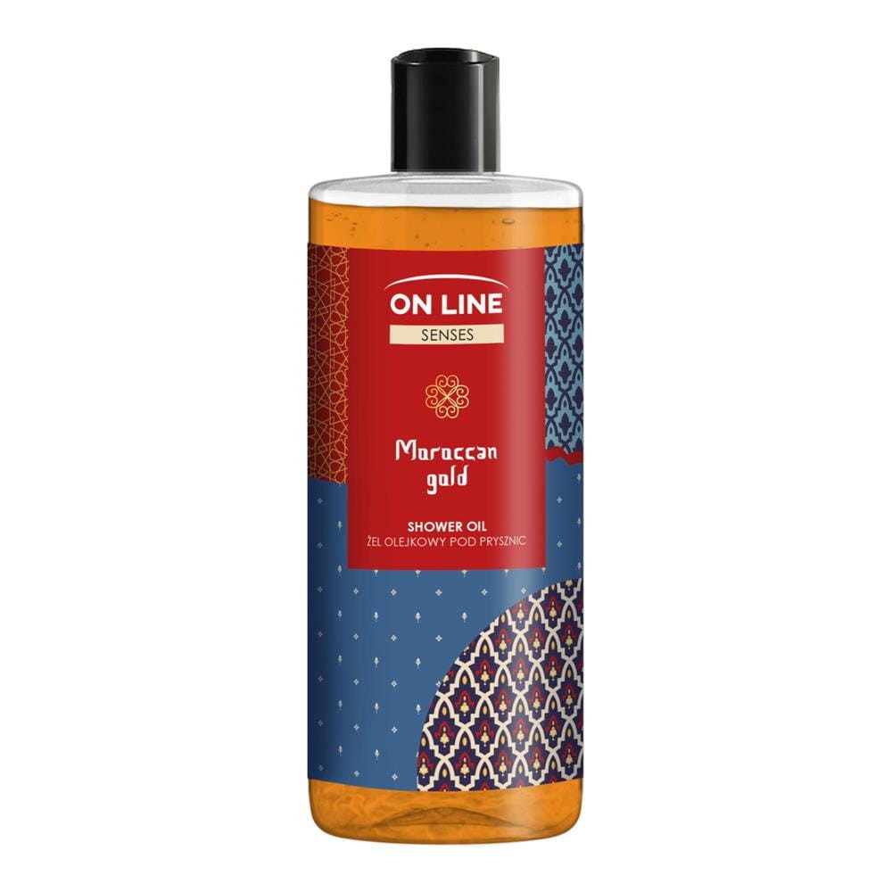 401489 ON LINE SENSES OLEJKOWY ŻEL POD PRYSZNIC WOMEN 500ML MOROCCAN GOLD 5903116752496