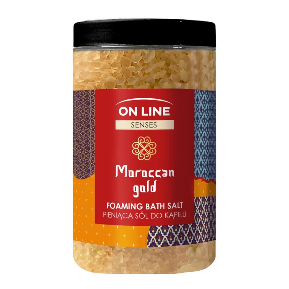401494 ON LINE SENSES SÓL DO KĄPIELI 480G MOROCCAN GOLD 5903116752595