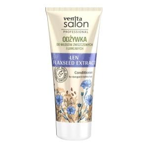 VENITA SALON ODŻYWKA DO WŁOSÓW 200ML LEN ZNISZCZONE,ŁAMLIWE