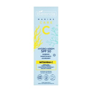 298554 BIELENDA C MARINE CARE HYDRO-KREM DO TWARZY 40ML SPF 50 GŁĘBOKO NAWILŻAJĄCO-OCHRONNY 5902169054960