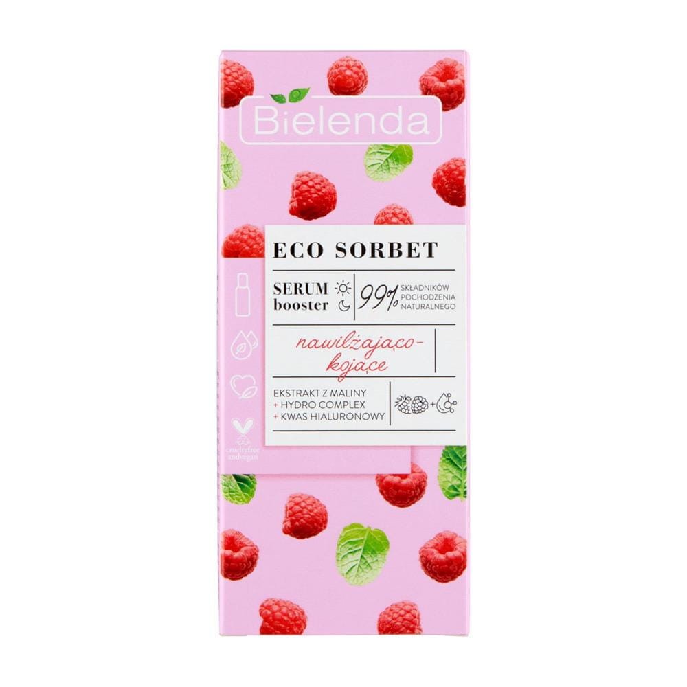 260144 BIELENDA ECO SORBET MALINA SERUM DO TWARZY 30ML NAWILŻAJĄCO-KOJĄCE 5902169042745