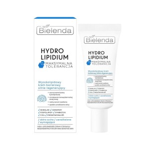 286473 BIELENDA HYDRO LIPIDIUM KREM DO TWARZY 50ML WYSOKOLIPIDOWY BARIEROWY SILNIE REGENERUJĄCY 5902169051914