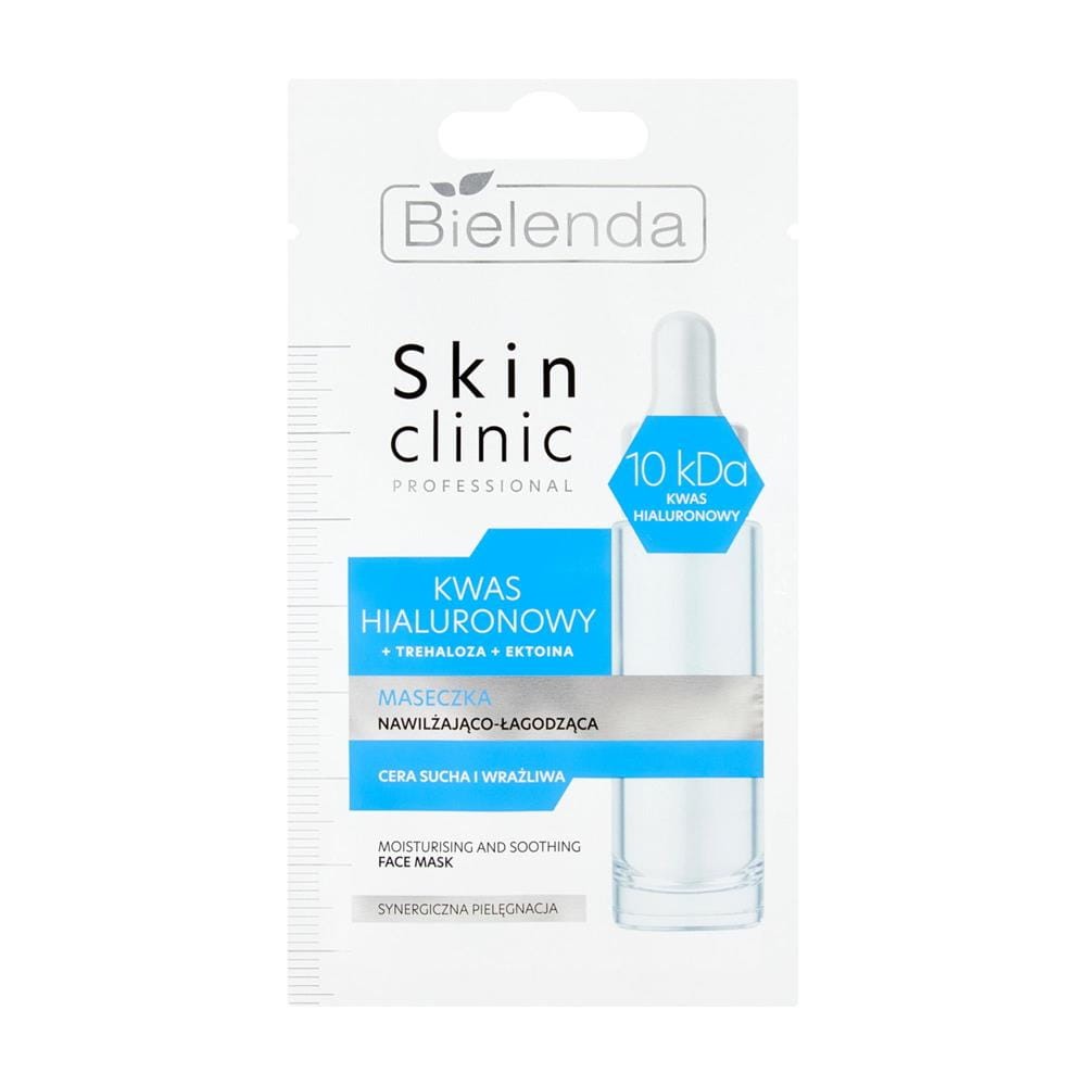 279643 BIELENDA SKIN CLINIC PROFESSIONAL MASECZKA DO TWARZY 8G KWAS HIALURONOWY SUCHA,WRAŻLIWA 5902169049850