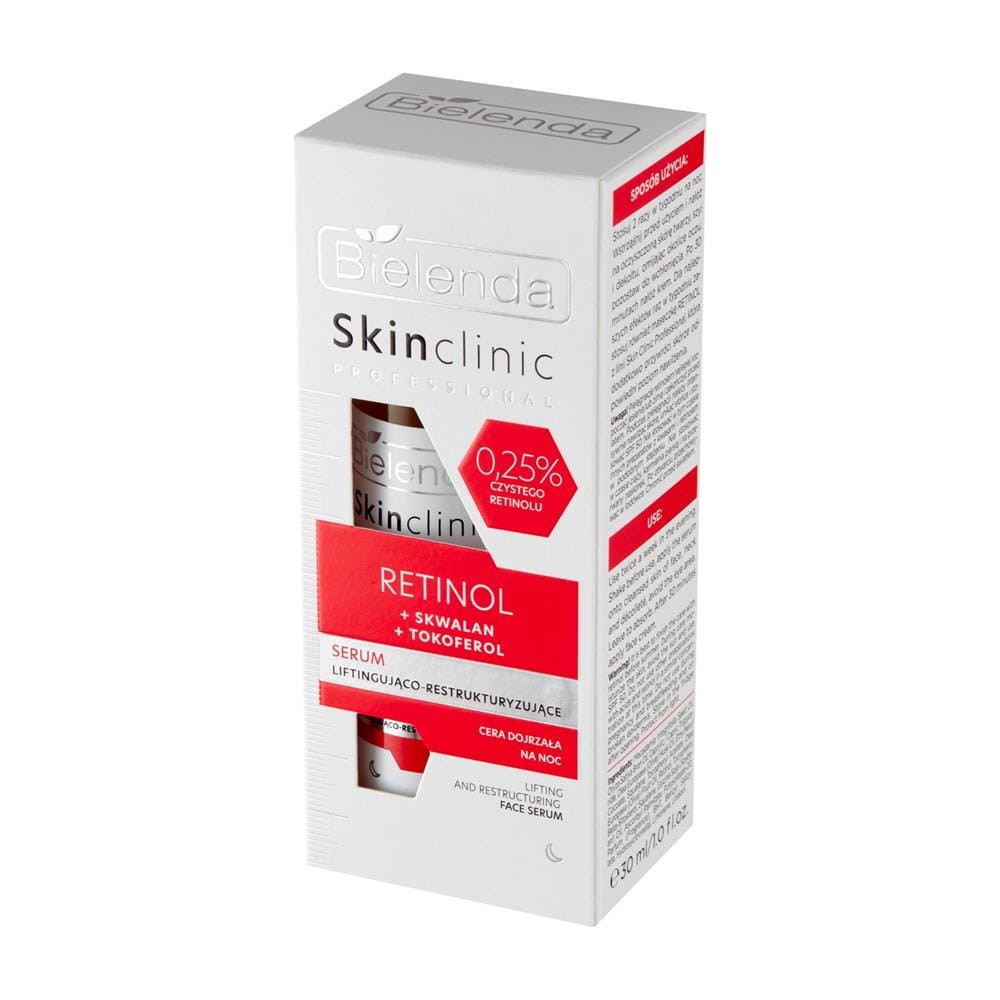 279638 BIELENDA SKIN CLINIC PROFESSIONAL SERUM DO TWARZY 30ML RETINOL DOJRZAŁA 5902169049768