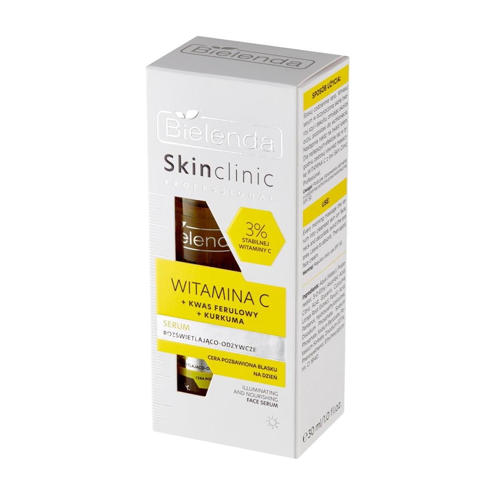 279635 BIELENDA SKIN CLINIC PROFESSIONAL SERUM DO TWARZY 30ML WITAMINA C POZBAWIONA BLASKU 5902169049775