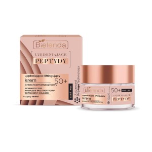 281388 BIELENDA UJĘDRNIAJĄCE PEPTYDY 50+ KREM DO TWARZY 50ML UJĘDRNIAJĄCO-LIFTINGUJĄCY 5902169051723