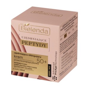 281388 BIELENDA UJĘDRNIAJĄCE PEPTYDY 50+ KREM DO TWARZY 50ML UJĘDRNIAJĄCO-LIFTINGUJĄCY 5902169051723