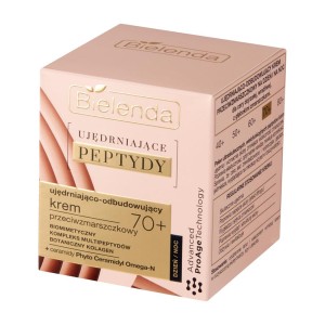 281390 BIELENDA UJĘDRNIAJĄCE PEPTYDY 70+ KREM DO TWARZY 50ML UJĘDRNIAJĄCO-ODBUDOWUJĄCY 5902169051747