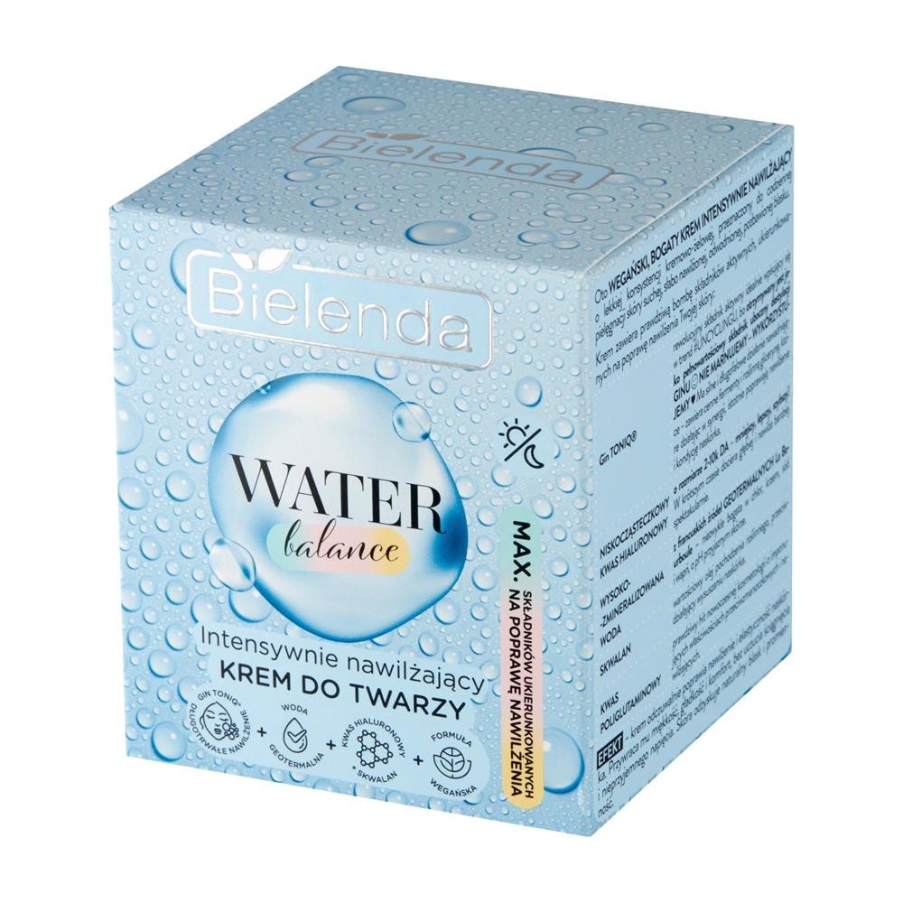 274878 BIELENDA WATER BALANCE KREM DO TWARZY 50ML INTENSYWNIE NAWILŻAJĄCY 5902169049263