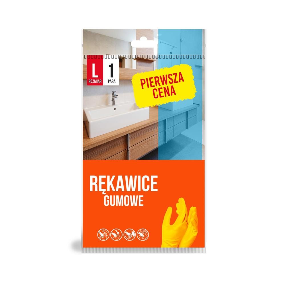 299384 ANNA ZARADNA PC PIERWSZA CENA RĘKAWICE GUMOWE L 5903936015191