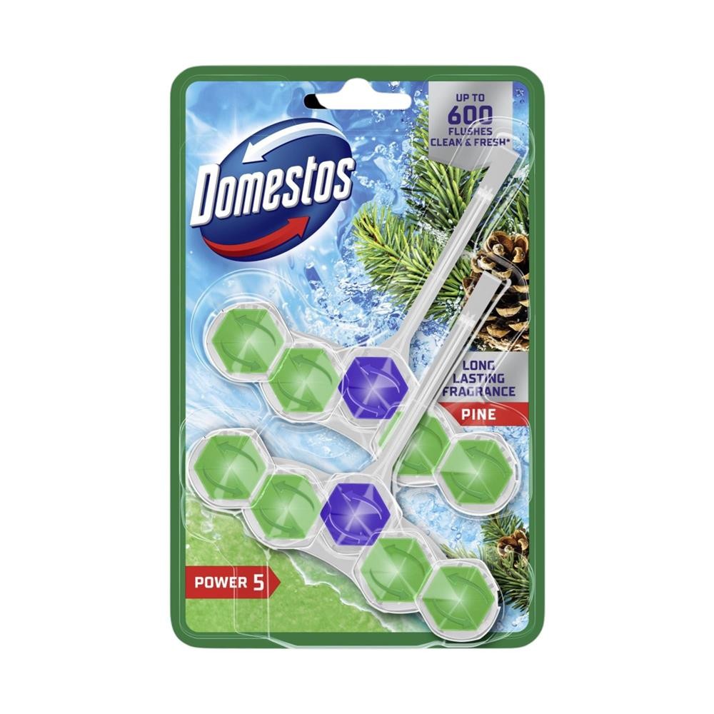 401813 DOMESTOS KOSZYK DO WC 50GX2 POWER 5 PINE 8720182903259