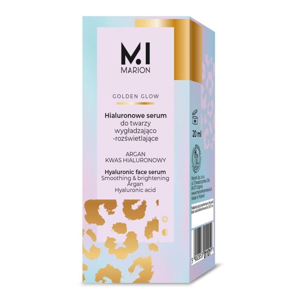 297315 MARION GOLDEN GLOW SERUM DO TWARZY 20ML HIALURONOWE WYGŁADZAJĄCO-ROZŚWIETLAJĄCE 5902853066545
