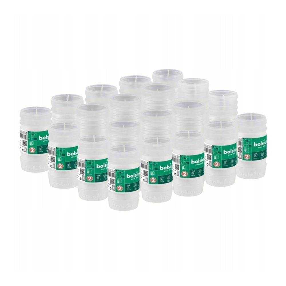 289153 BOLSIUS WKŁAD PARAFINOWY RP2 45H 20 SZT. 110mm x 57mm 8717847177254