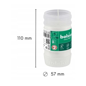 289153 BOLSIUS WKŁAD PARAFINOWY RP2 45H 20 SZT. 110mm x 57mm 8717847177254