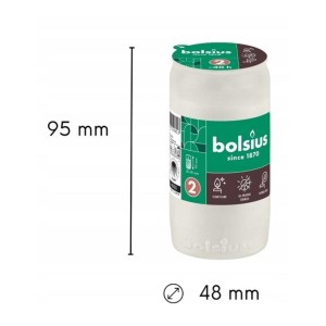 290289 BOLSIUS WKŁAD OLEJOWY RC2  40H 30 SZT. 95mm x 48mm 8717847159960