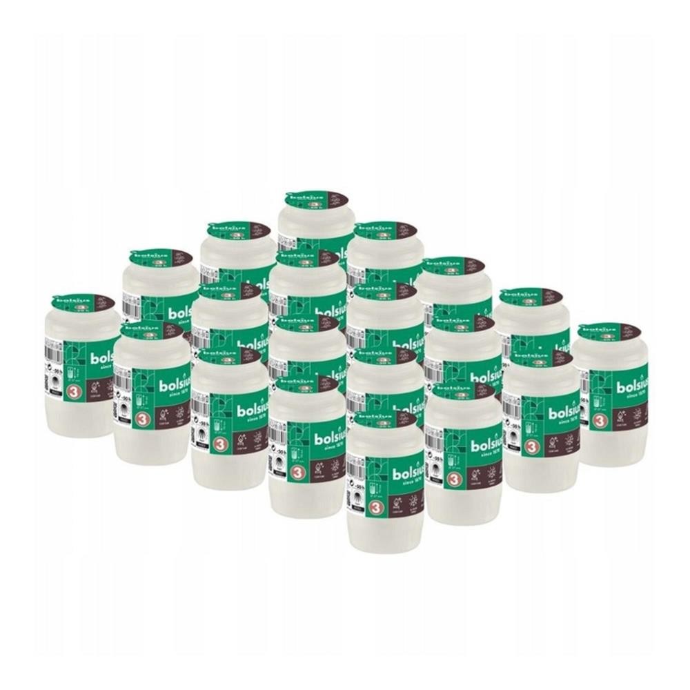 290049 BOLSIUS WKŁAD OLEJOWY RC3  50H 20 SZT. 95mm x 57mm 8717847177315