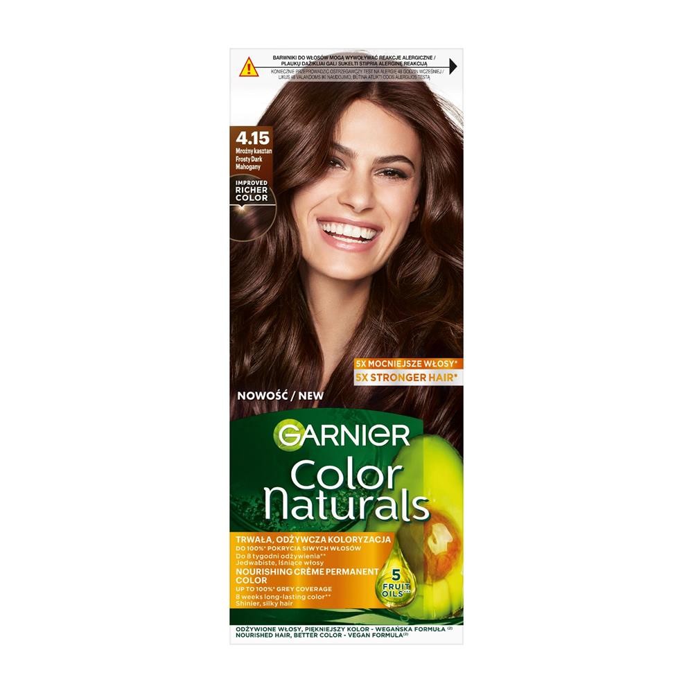 157597 GARNIER COLOR NATURALS FARBA KOLORYZUJĄCA 4.15 MROŹNY KASZTAN 3600541091863