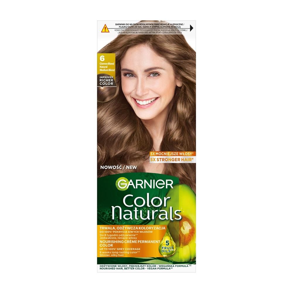 15063 GARNIER COLOR NATURALS FARBA KOLORYZUJĄCA 6 CIEMNY BLOND 3600540179647