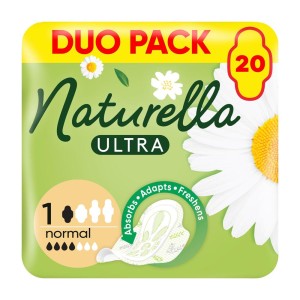 297376 NATURELLA PODPASKI CAMOMILE ULTRA NORMAL 20 SZT. 8001090585592