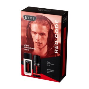 290017 STR8 ZESTAW PREZENTOWY DNS 75ML+SPRAY 150ML RED CODE 5900536354835