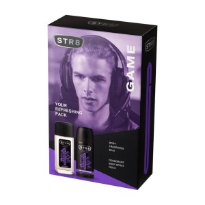 290019 STR8 ZESTAW PREZENTOWY DNS 75ML+SPRAY 150ML GAME 5900536354859