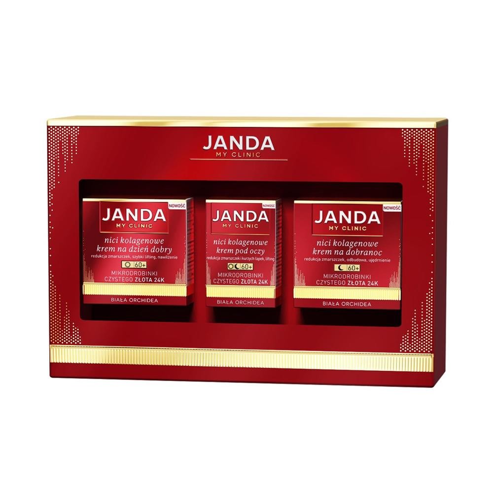 404660 JANDA MY CLINIC NICI KOLAGENOWE ZESTAW PREZENTOWY 60+ KREM DZIEŃ+KREM NOC+KREM POD OCZY 5905159911779