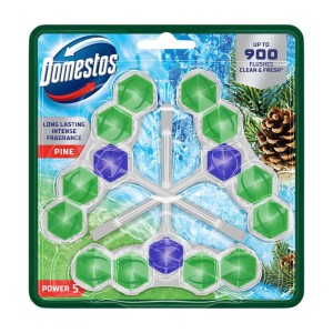 401814 DOMESTOS KOSZYK DO WC 50GX3 POWER 5 PINE 8720182903198