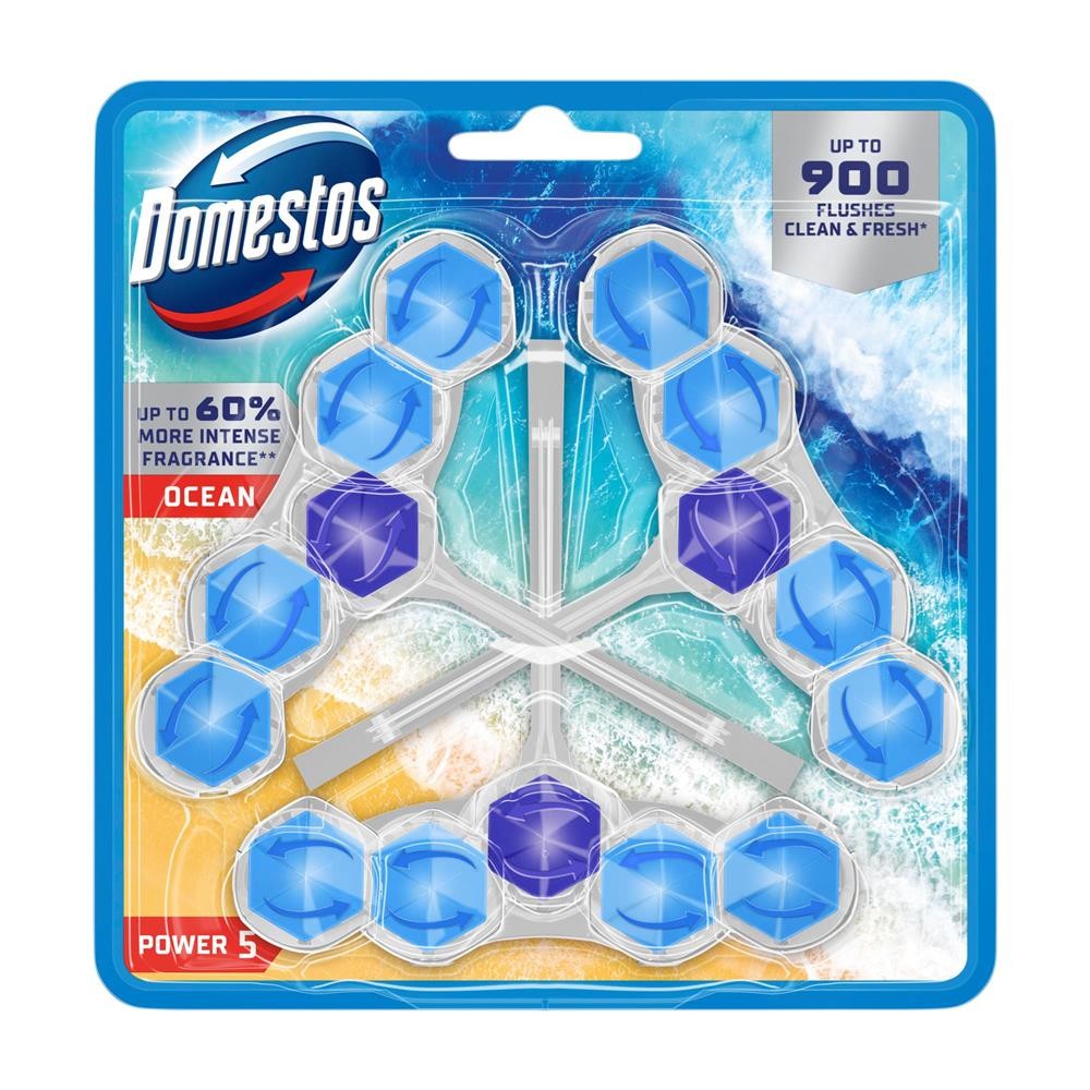 401816 DOMESTOS KOSZYK DO WC 50GX3 POWER 5 OCEAN 8720182903167
