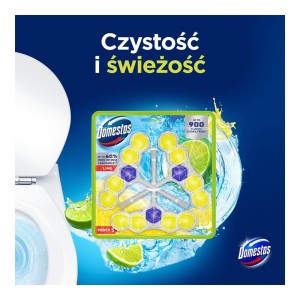401815 DOMESTOS KOSZYK DO WC 50GX3 POWER 5 LIME 8720182903143