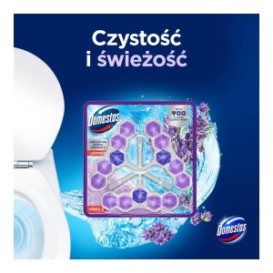 401817 DOMESTOS KOSZYK DO WC 50GX3 POWER 5 LAVENDER 8720182926081