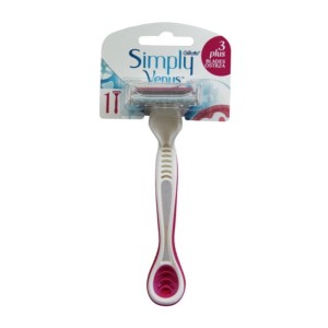 239546 GILLETTE MASZYNKA DO GOLENIA JEDNOCZĘŚCIOWA VENUS 3 SIMPLY PLUS 12 SZT. 7702018018178