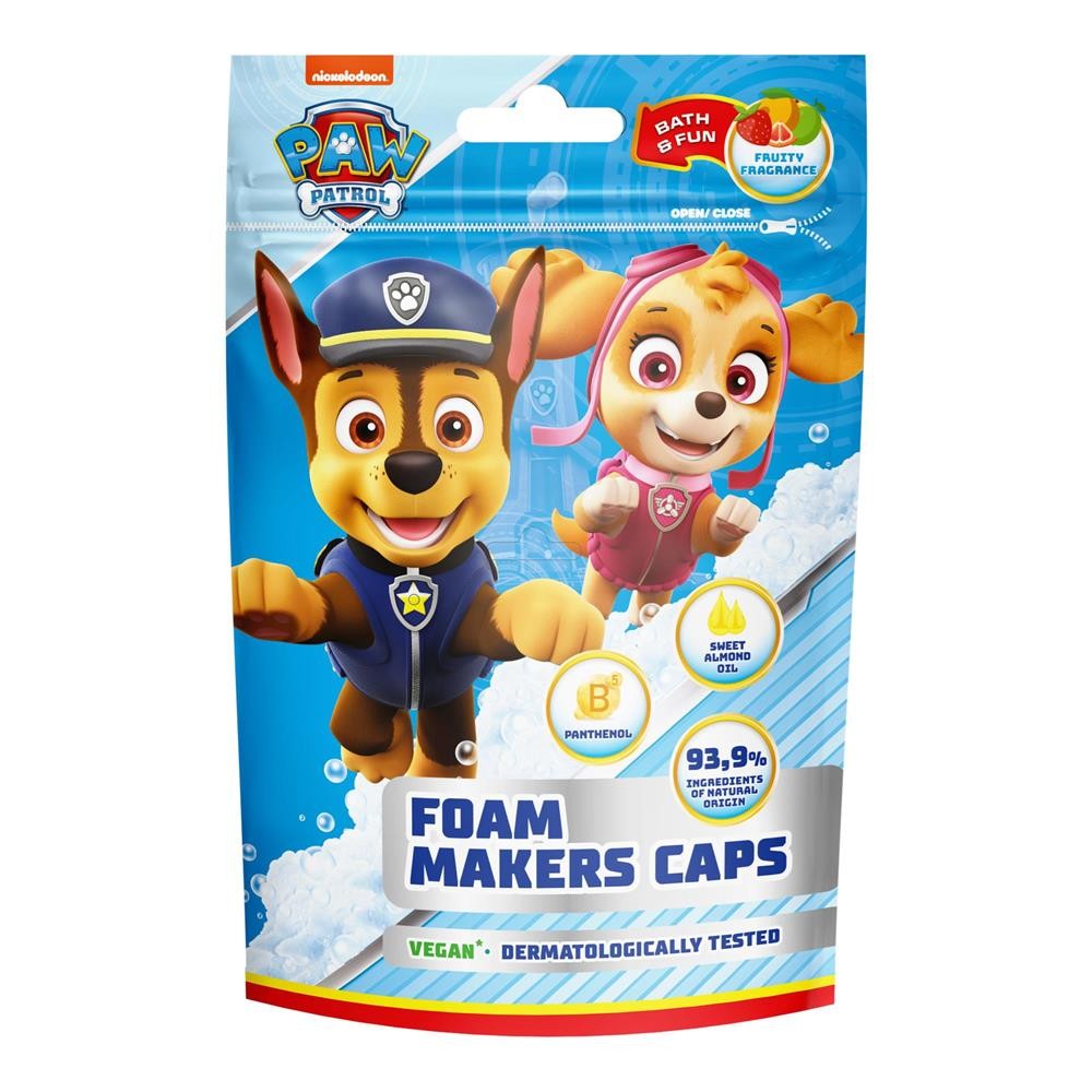 290984 PAW PATROL PIANOTWORY KOLORYZUJĄCE DO KĄPIELI 16GX6 5903957303765