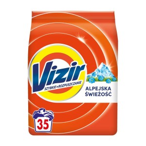 289897 VIZIR PROSZEK DO PRANIA 35P 1.925KG ALPEJSKA ŚWIEŻOŚĆ 8006540971291