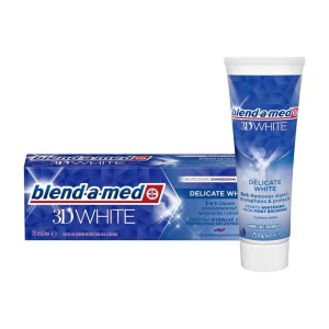287231 BLEND-A-MED PASTA DO ZĘBÓW  75ML 3D WHITE DELICATE WHITE 8006540793183