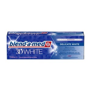 287231 BLEND-A-MED PASTA DO ZĘBÓW  75ML 3D WHITE DELICATE WHITE 8006540793183