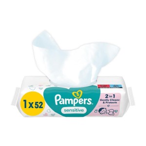 401572 PAMPERS CHUSTECZKI DLA DZIECI ZAPAS 52 SZT. SENSITIVE 8001841041391