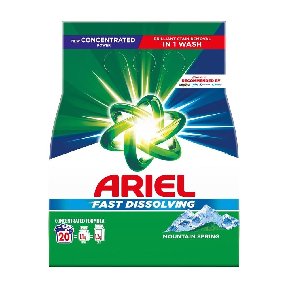 293524 ARIEL PROSZEK DO PRANIA 20P 1.1KG MOUNTAIN SPRING 8006540940334