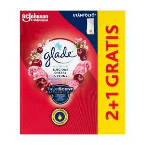 400352 GLADE TOUCH&amp;FRESH ODŚWIEŻACZ ZAPAS.2+1 WIŚNIA I PIWONIA 3X10ML 5000204958638