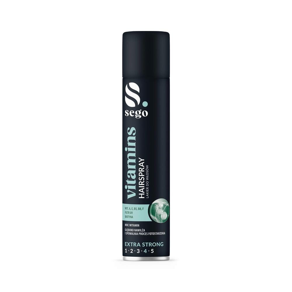 406129 SEGO LAKIER DO WŁOSÓW 400ML VITAMINS 4 GŁĘBOKO NAWILŻA I SPOWALNIA PROCES FOTOSTARZENIA 5903769560684