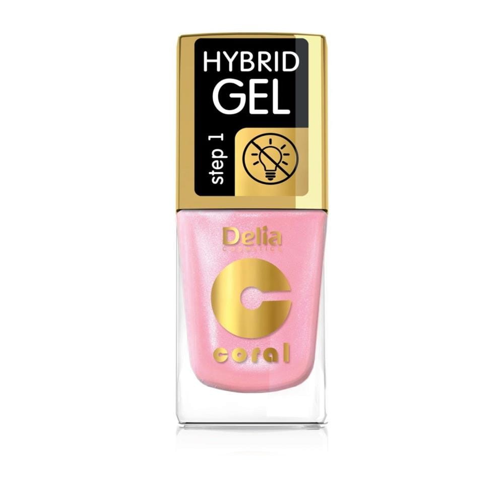 287904 CORAL LAKIER DO PAZNOKCI HYBRID GEL 100 PINK PUDDING 5906750804583