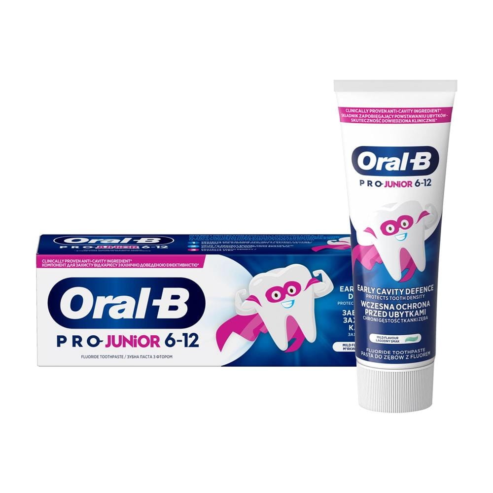 404686 ORAL B. PASTA DO ZĘBÓW 75ML 6-12 PRO-JUNIOR 8700216089654