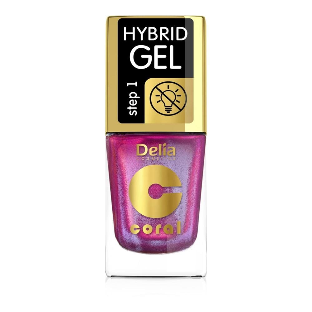 287911 CORAL LAKIER DO PAZNOKCI HYBRID GEL 107 MALINOWY 5906750804200