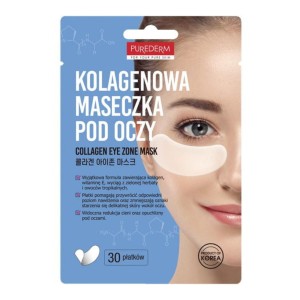 PUREDERM PŁATKI POD OCZY 30 SZTUK KOLAGENOWE
