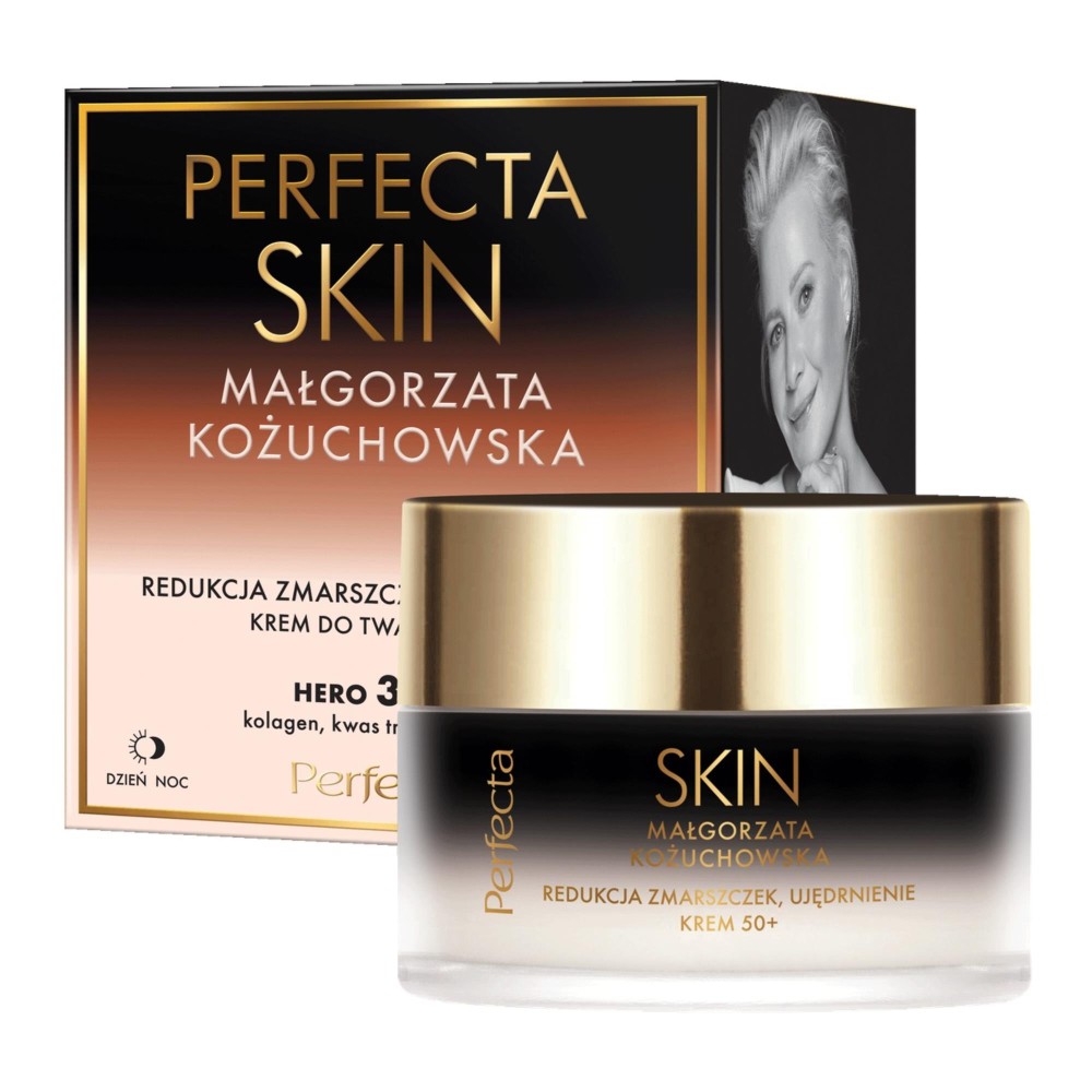 403820 DAX PERFECTA PERFECT SKIN M.KOŻUCHOWSKA 50+ KREM DO TWARZY 50ML REDUKCJA ZMARSZCZEK,UJĘDRNIENIE 5900525090423